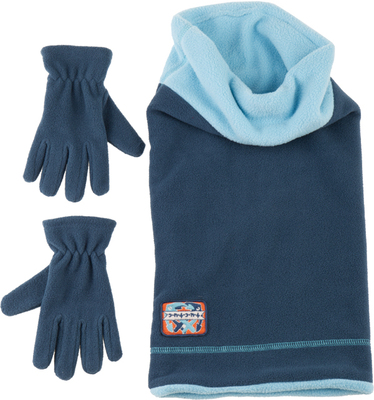 37684 Шапка шарф перчатки для мальчика FISHINGTRI